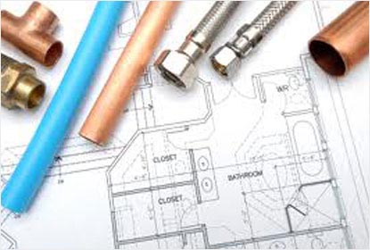 Image showing plumbing blueprint plans